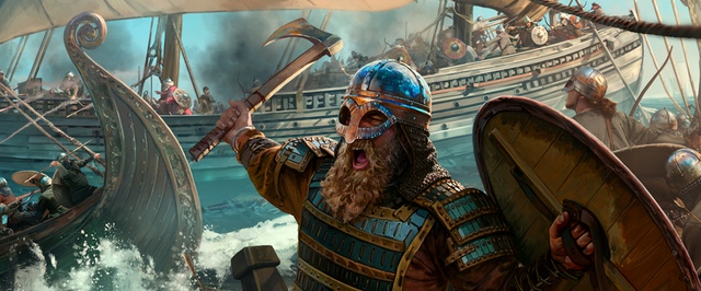 Хузаиты против нордов в морском геймплее Mount & Blade 2 Bannerlord War Sails