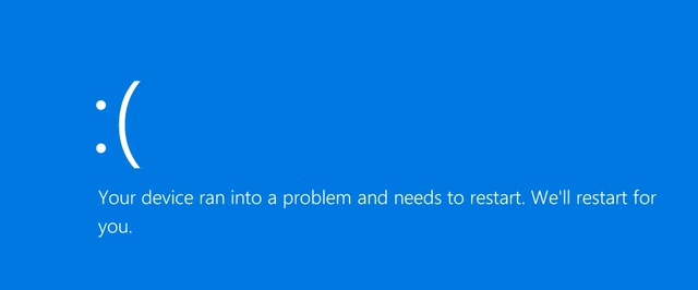 Microsoft разрешит ограничить показ «экранов смерти» на публичных экранах