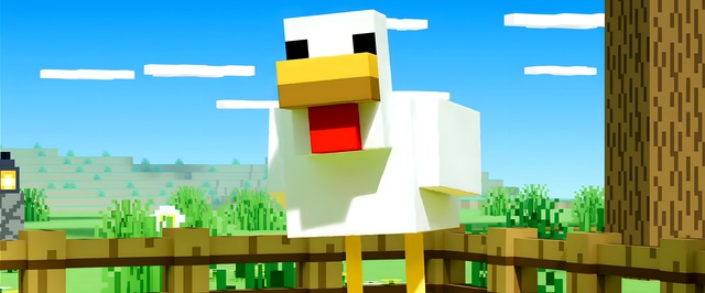 В Minecraft сыграли с кассовым принтером вместо монитора