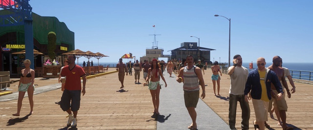 Улицы Grand Theft Auto 5 наполнили толпами жителей