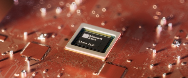 Microsoft показала ИИ-ускоритель Maia 200 и сервера на его базе