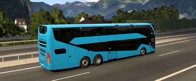 Автобусы в Euro Truck Simulator 2: первый взгляд на Volvo 9700 Double Decker