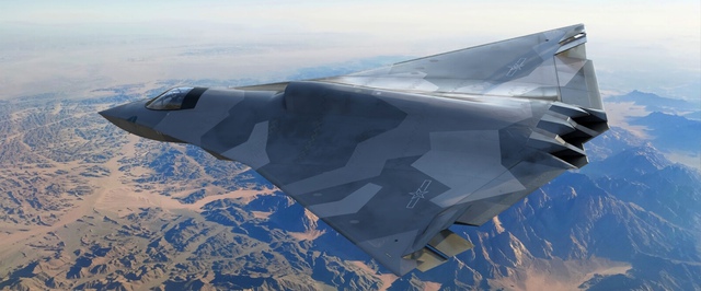 Истребитель 6 поколения сняли при заходе на посадку над дорогой