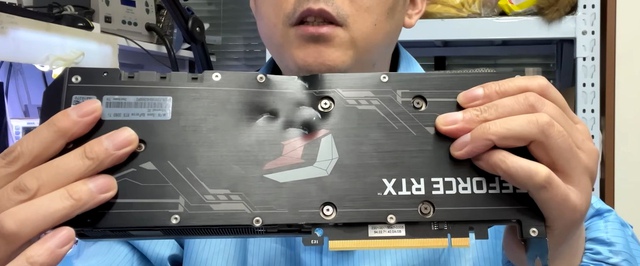 Видеокарте пришлось пересадить плату после встречи с разгневанной девушкой