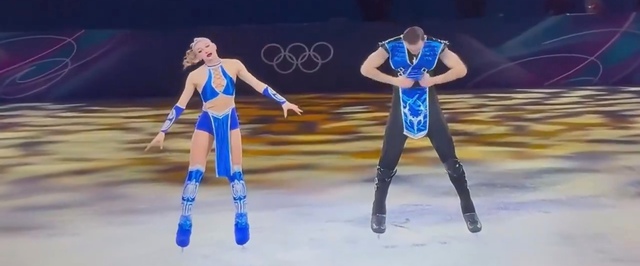 «Драку фигуристов» в стиле Mortal Kombat показали на Олимпиаде