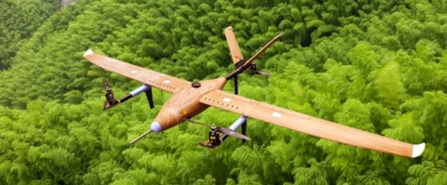 Первый беспилотник из бамбука собрали в Китае — он легче дронов из углеволокна