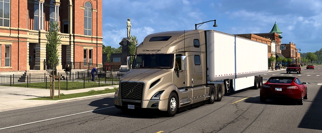 Фото: малые города Иллинойса из American Truck Simulator