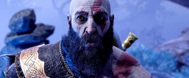 Похоже, Кратос получил пепельную кожу более-менее случайно