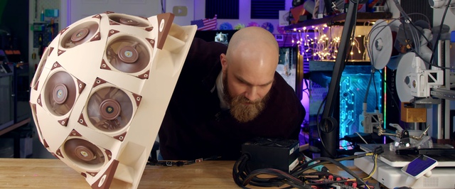 Боковой «суперкупол» из вентиляторов охладил ПК на 20 градусов, но есть нюанс