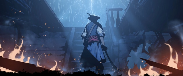 Лагерь путешественника в Windrose: дерево с красной тряпкой