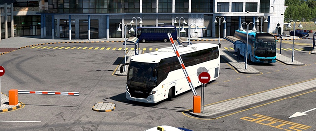 Автобусы в Euro Truck Simulator 2: новые скриншоты и поддержка дополнений