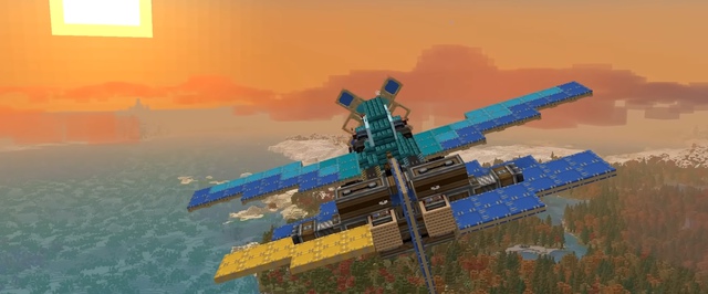 Теперь в Minecraft можно строить самолеты, джипы и летучие корабли — вышел мод Create Aeronautics