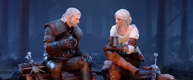 Геральт и Цири выпивают у костра: анонсирована новая фигурки героев The Witcher 3