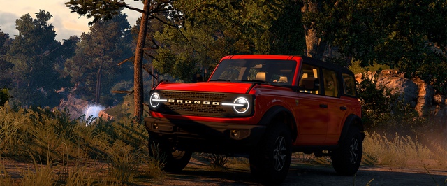 Фото: Ford Bronco из «легкового» дополнения для American Truck Simulator