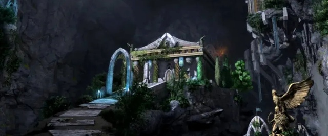 Фото: айлейдские руины из Skyblivion, фанатского ремейка TES IV Oblivion