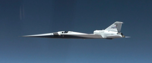 NASA впервые разогнало «тихий» сверхзвуковой самолет X-59 быстрее скорости звука