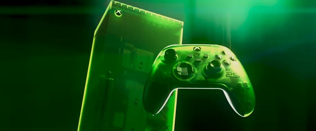 Microsoft показала полупрозрачный Xbox в честь 25-летия консоли