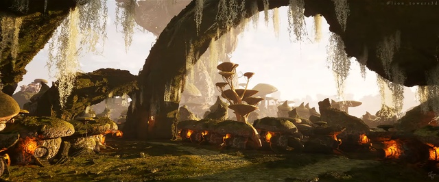 Очень много грибов: Садрит Мору из TES 3 Morrowind переделали на Unreal Engine 5