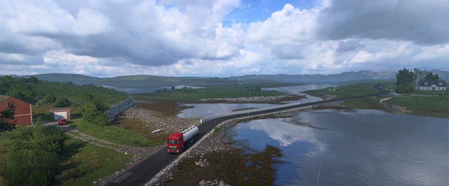 Фото: в Euro Truck Simulator 2 добавят живописный маршрут по западной Ирландии