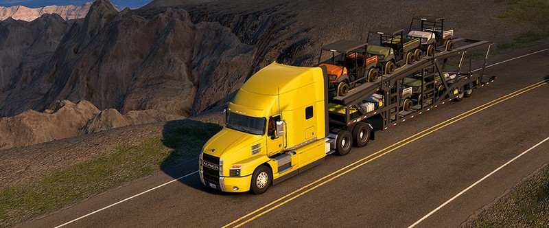 Авторы American Truck Simulator показали национальный парк Бэдлендс