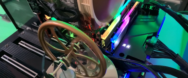 Чипсет AMD Threadripper смог вращать двигатель Стирлинга