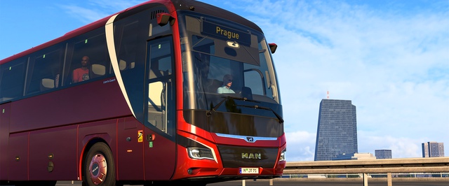 У автобусов в Euro Truck Simulator 2 будут шторки, камеры и RGB-подсветка: новые детали «пассажного» аддона