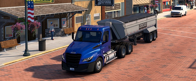 Фото: одна из самых живописных дорог Дакоты из American Truck Simulator