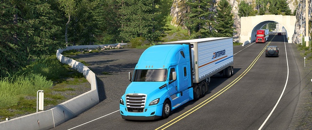 American Truck Simulator отправит игроков в тоннели и заснеженные перевалы Британской Колумбии