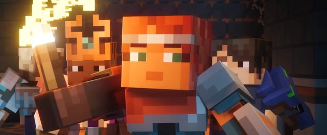 Геймплей Minecraft Dungeons 2: пробивание пола, толпы врагов и незнакомые мобы