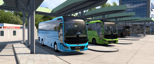 Автобусы в Euro Truck Simulator 2: новые детали пассажирского режима