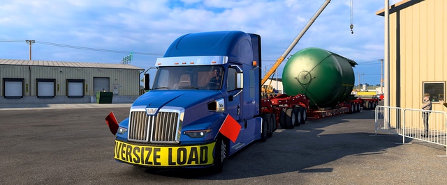 Авторы American Truck Simulator показали новые маршруты для негабаритных грузов