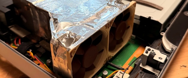 PlayStation 3 превратили в PS3 Pro с разгоном, Noctua и серверными радиаторами