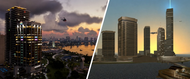 Места из GTA 6 сравнили с GTA Vice City
