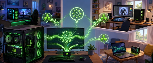 Nvidia превратит домашние ПК в единый ИИ-кластер с помощью PAIR