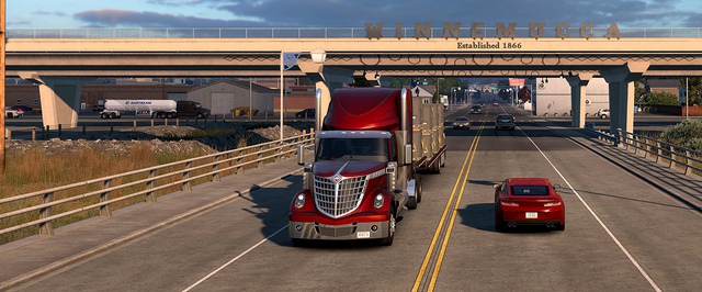 Авторы American Truck Simulator показали обновленные города Невады