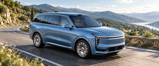 Рестайлинговый флагман MG IM LS9 впервые заметили в Китае