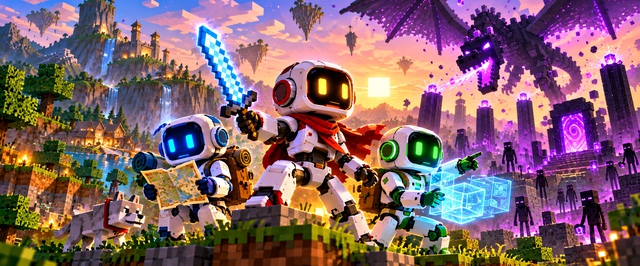 Команда ИИ-агентов прошли Minecraft за сутки: 605 смертей, 2783 скрипта и $520 расходов